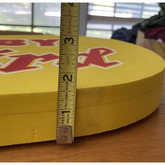 Shiner Ruby Redbird Promotional HUGE Flip Flop 35”x 10” RARE! - Picture 11 of 11